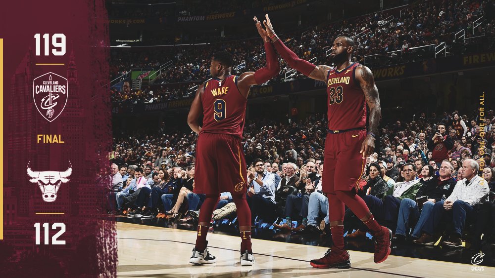 \"Кливленд\" победил \"Чикаго\" благодаря 34 очкам Джеймса