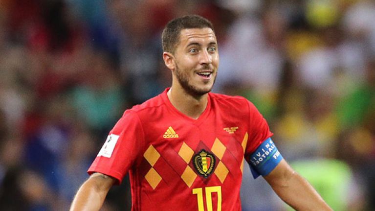 Азар рассказал, что в детстве был фанатом сборной Франции