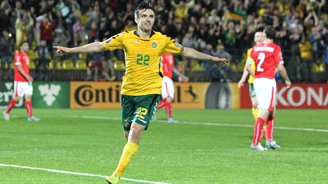 Три клуба РФПЛ хотят подписать форварда сборной Литвы