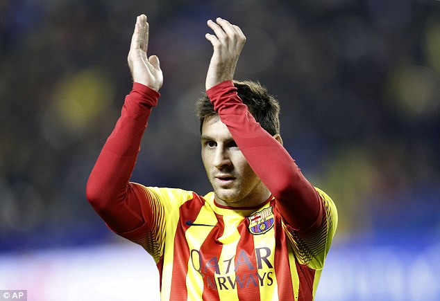 Месси сыграл юбилейный матч за \"Барсу\"