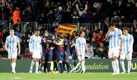 \"Барселона\" упустила победу над \"Малагой\"