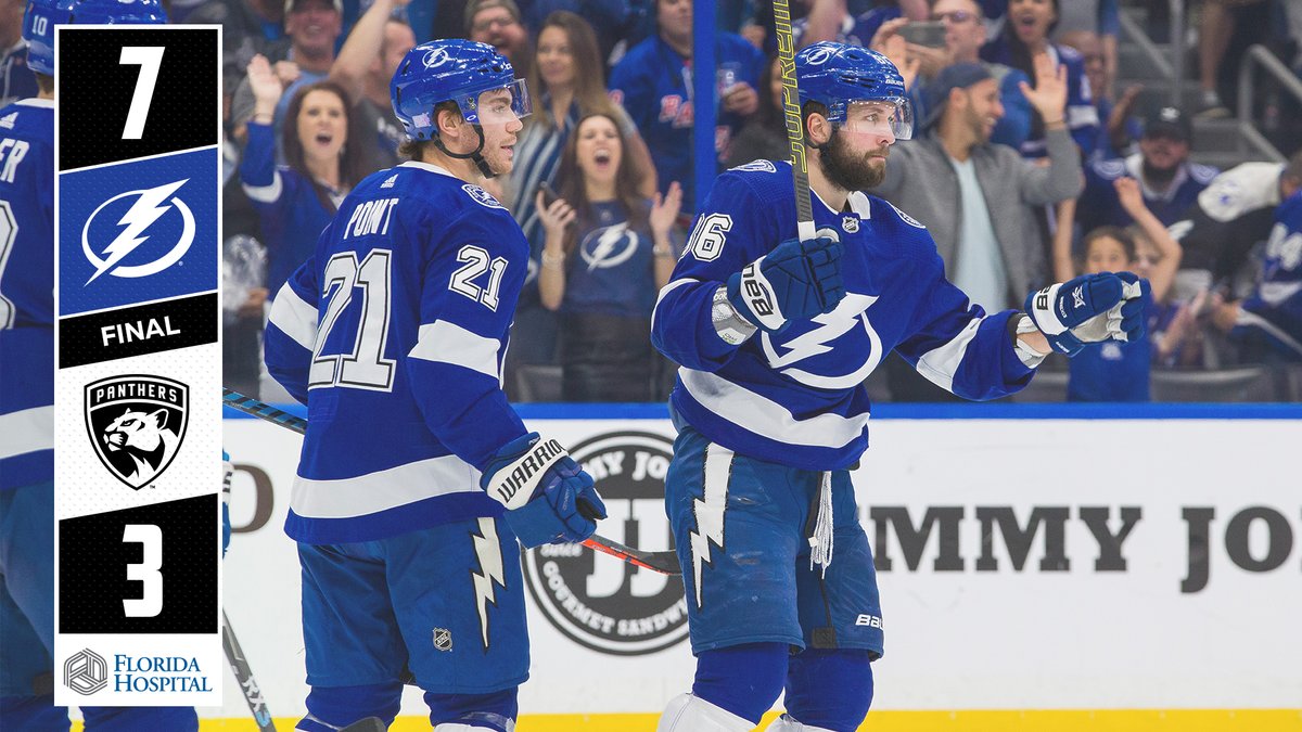 \"Тампа-Бэй\" забросила 7 шайб \"Флориде\"