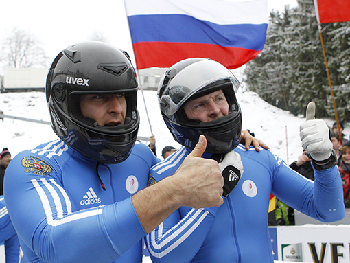 Экипажи Касьянова и Стульнева дисквалифицированы на ЧМ по бобслею