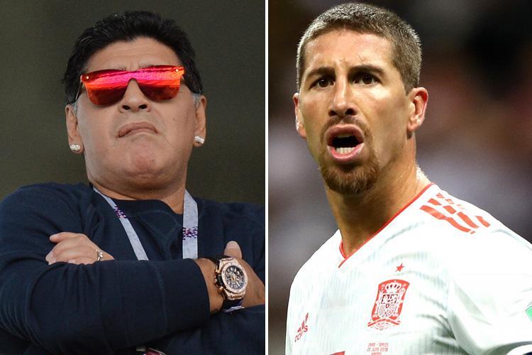 Марадона извинился перед Рамосом