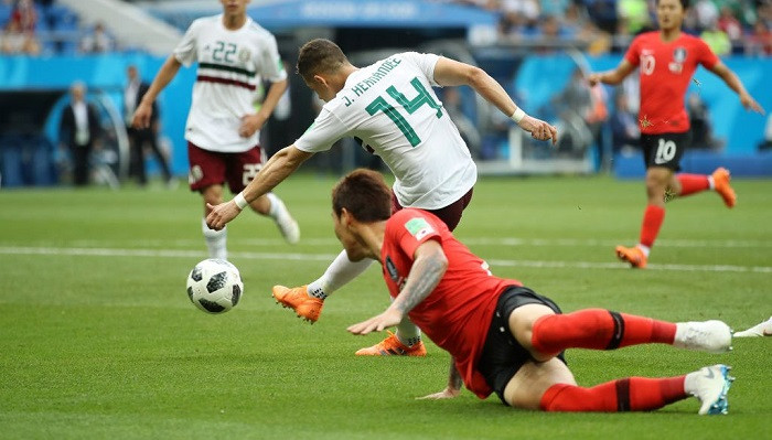 Мексика взяла верх над Южной Кореей