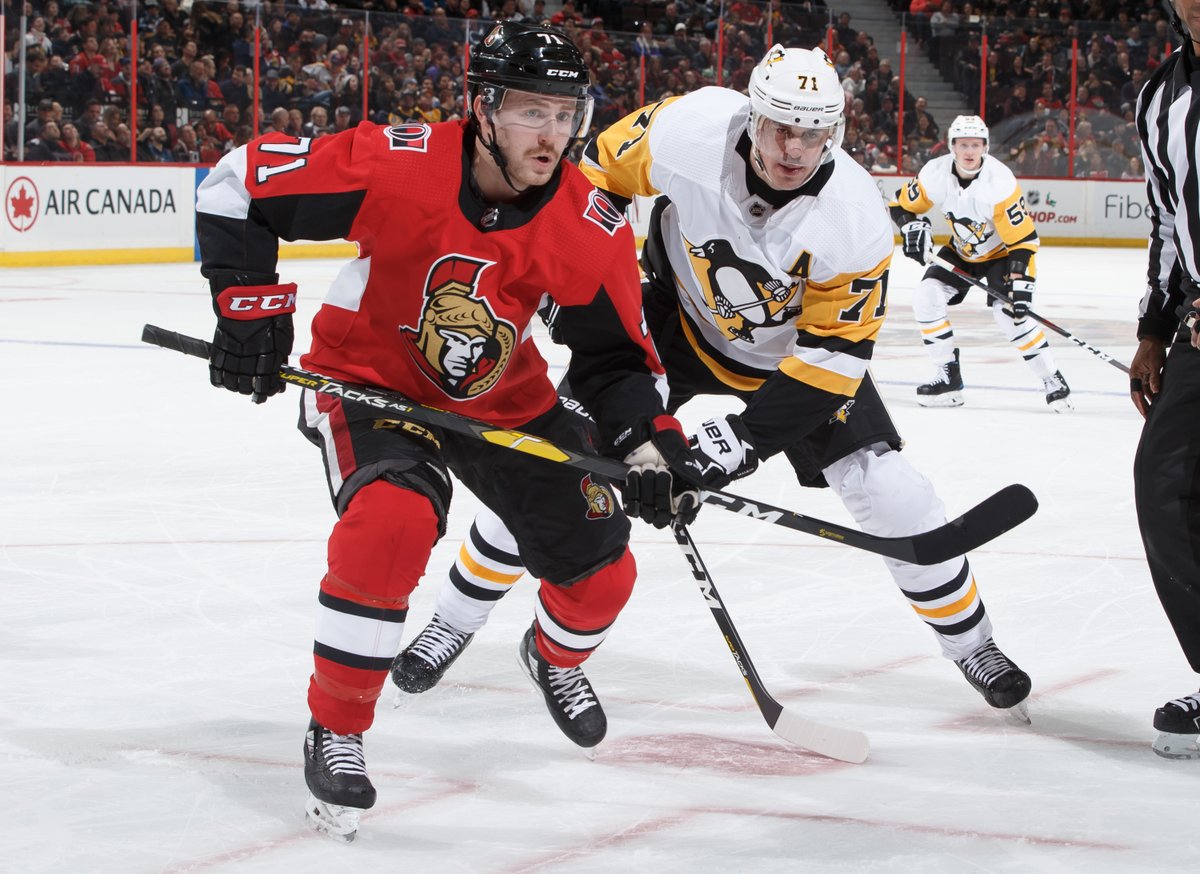 \"Питтбург\" пропустил 6 шайб в гостевом матче с \"Оттавой\"