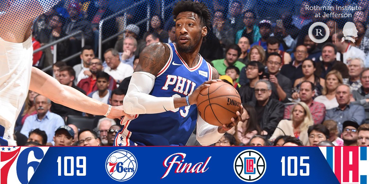 \"Филадельфия\" на выезде победила \"Клипперс\"