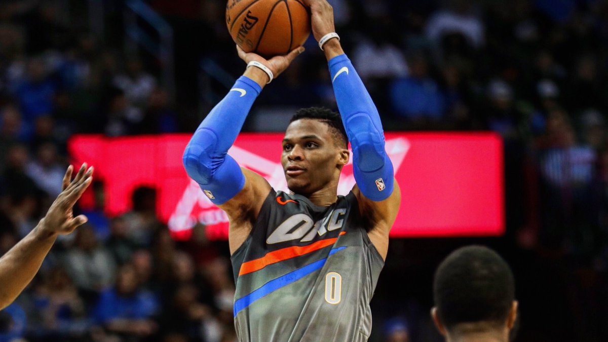 \"Оклахома\" выиграла у \"Вашингтона\" благодаря 46 очкам Уэстбрука