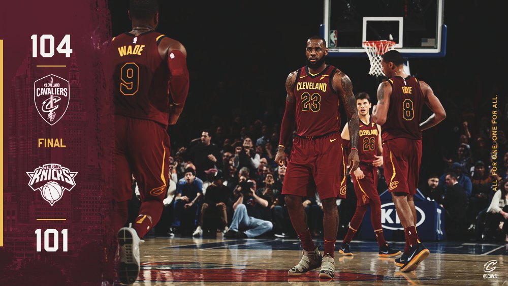 \"Кливленд\" в волевом стиле обыграл \"Нью-Йорк\"