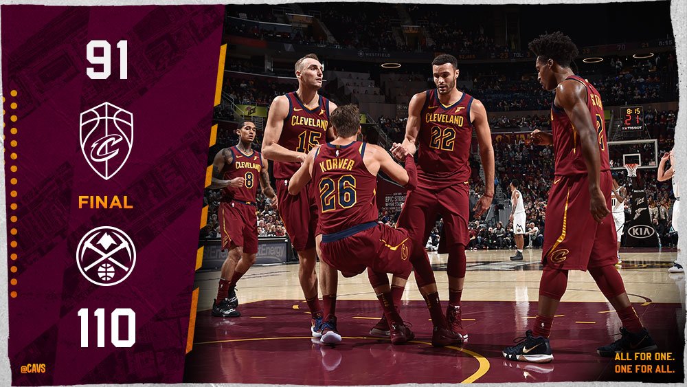 \"Денвер\" легко разобрался с \"Кливлендом\"