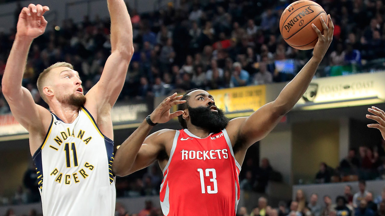 Харден помог \"Хьюстон Рокетс\" победить \"Индиану Пэйсерс\"