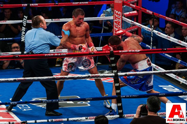 Головкин отправил в нокаут Росадо