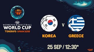 Республика Корея жен - Греция жен. Обзор матча