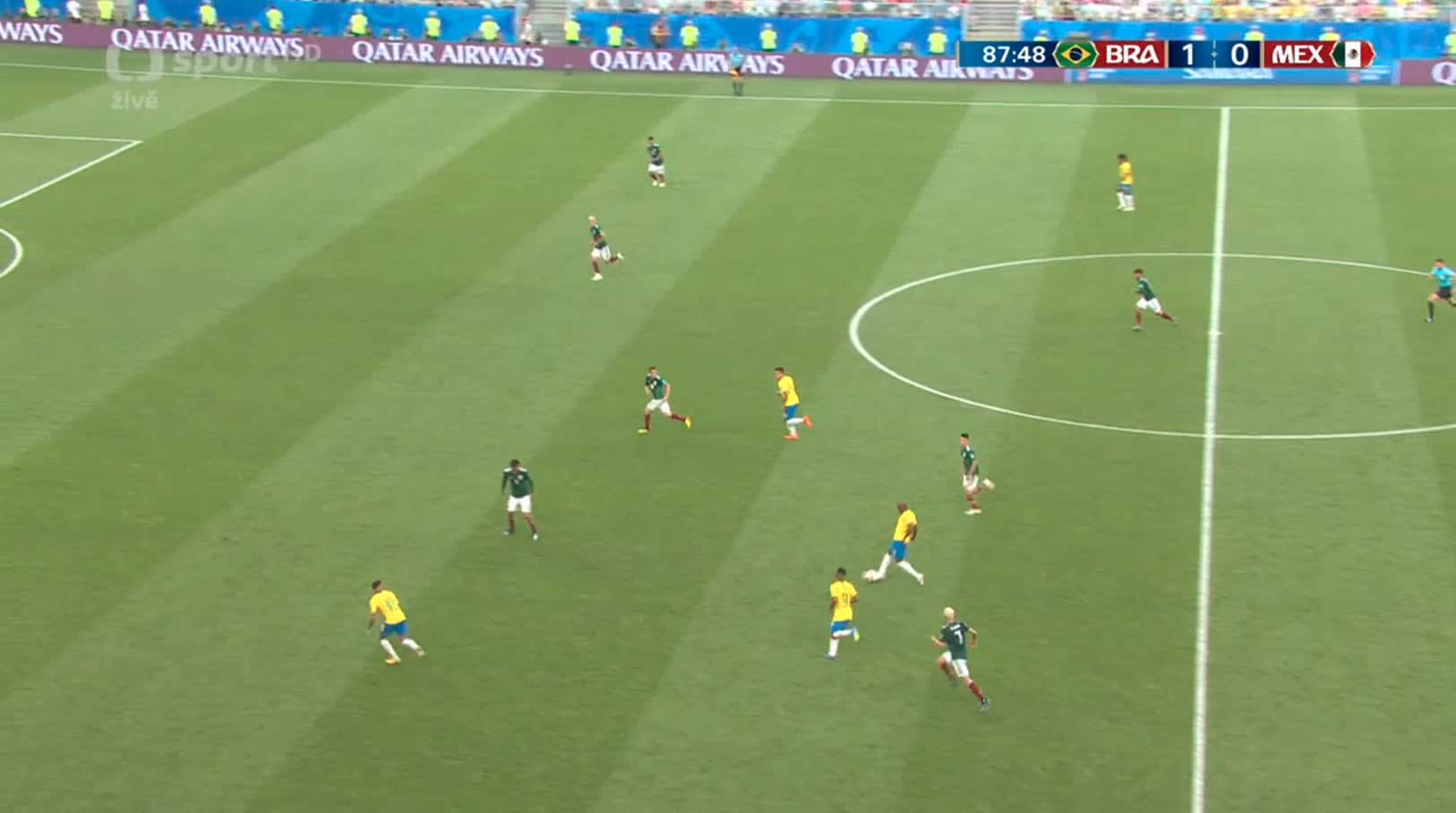 Бразилия - Мексика. Обзор матча