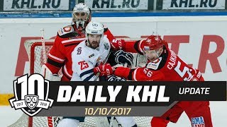 Обзор матчей КХЛ за 12.10.2017