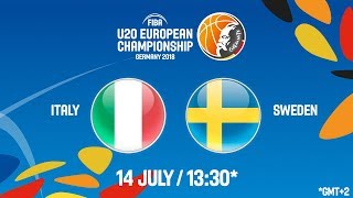 Италия до 20 - Швеция до 20. Обзор матча