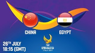 Китай до 19 жен - Египет до 19 жен. Обзор матча