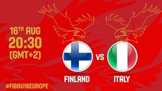 Финляндия до 16 - Италия до 16. Обзор матча