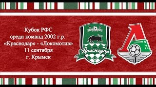 Краснодар до 15 - Локомотив М до 15. Обзор матча