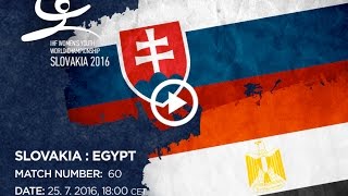 Словакия до 18 жен - Египет до 18 жен. Обзор матча
