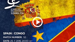 Испания до 18 жен - ДР Конго до 18 жен. Обзор матча
