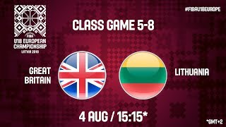 Великобритания до 18 - Литва до 18. Обзор матча