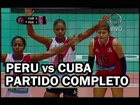 Перу жен - Куба. Обзор матча