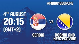 Сербия до 18 - Босния и Герцеговина до 18 . Обзор матча