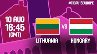 Литва до 16 жен - Венгрия до 16 жен. Обзор матча