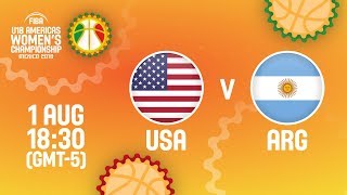 США до 18 жен - Аргентина до 18 жен. Обзор матча