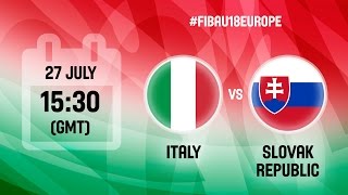 Италия до 18 жен - Словакия до 18 жен. Обзор матча