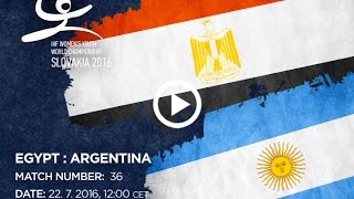 Египет до 18 жен - Аргентина до 18 жен. Обзор матча