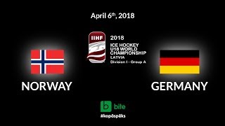 Норвегия до 18 - Германия до 18. Обзор матча