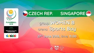 Чехия жен - Сингапур жен. Обзор матча
