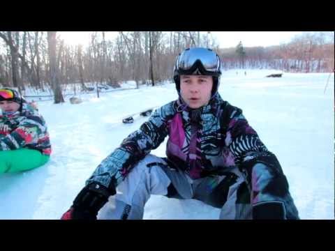Учимся кататься на сноуборде: обучающий видеурок. Часть 2