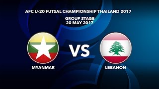 Мьянма до 20 - Ливан до 20. Обзор матча