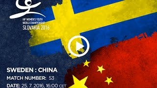 Швеция до 18 жен - Китай до 18 жен. Обзор матча