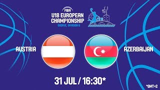 Австрия до 18 - Азербайджан до 18 . Обзор матча