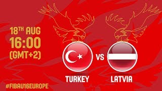 Турция до 16 - Латвия до 16. Обзор матча