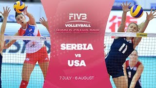 Сербия жен - США жен. Обзор матча