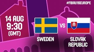 Швеция до 16 жен - Словакия до 16 жен. Обзор матча