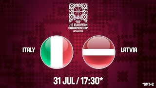 Италия до 18 - Латвия до 18 . Обзор матча