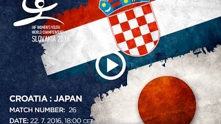Хорватия до 18 жен - Япония до 18 жен. Обзор матча