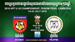 Мьянма до 16 - Филиппины до 16. Обзор матча