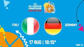 Италия до 16 - Германия до 16. Обзор матча