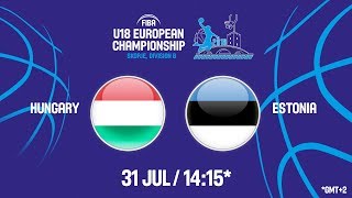 Венгрия до 18 - Эстония до 18 . Обзор матча