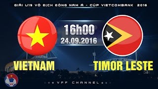 Вьетнам до 19 - Восточный Тимор до 19. Обзор матча