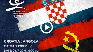 Хорватия до 18 жен - Ангола до 18 жен. Обзор матча