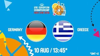 Германия до 16 - Греция до 16. Обзор матча