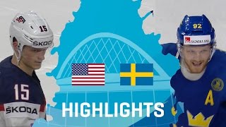 США - Швеция. Обзор матча